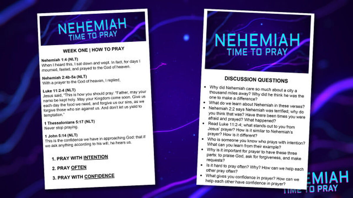 Nehemiah: Time to Pray image number 1